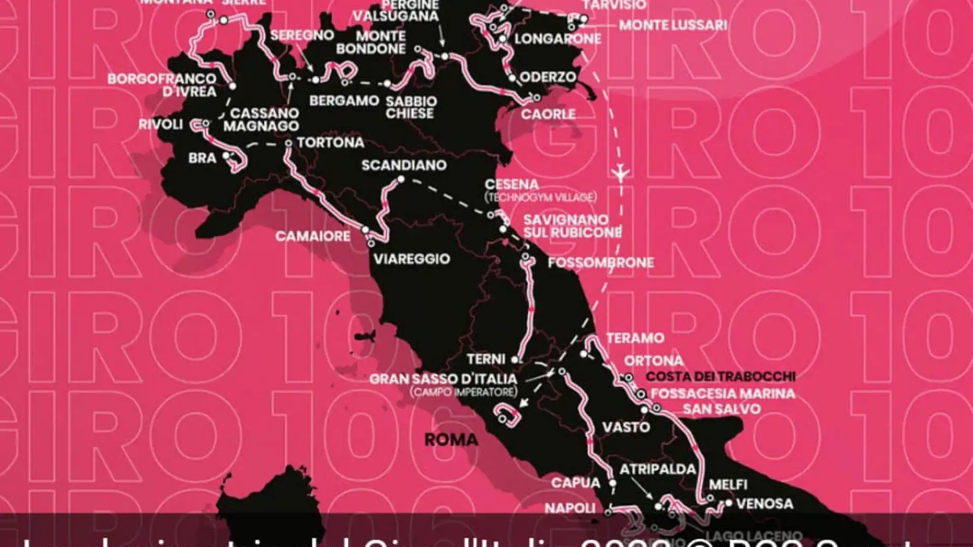 Ciclismo: il Giro d’Italia tocca il Molise, la Valle del Volturno e l’Alto Sangro. Da non perdere la tappa del 12 maggio da Capua al Gran Sasso d’Italia.